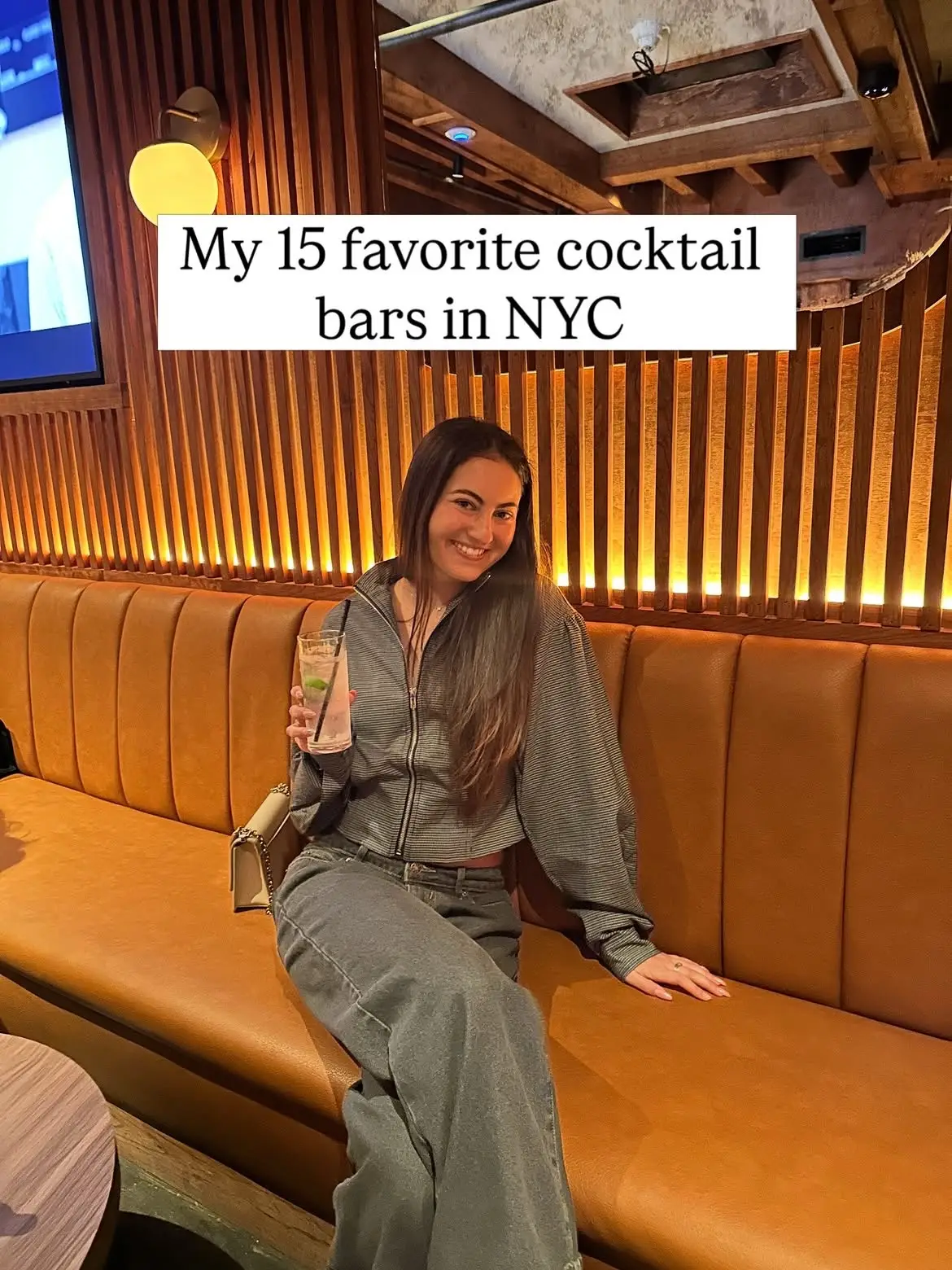 15 fave cocktail bars in NYC! Perf for girls night 🍸#nyc #bars #fyp 