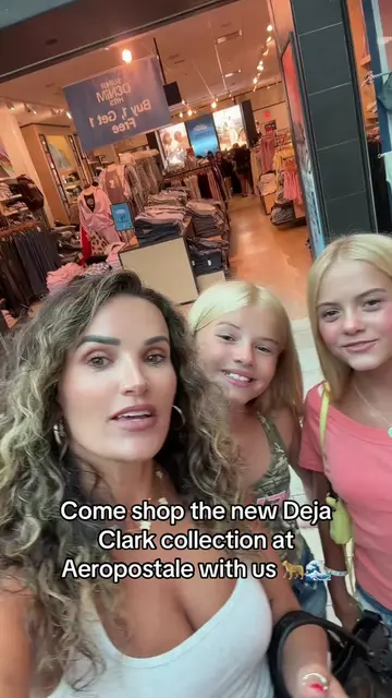 Come shop the new @Déjà Clark collection with us @Aeropostale so many cute piece