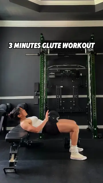 Glute workout at home  No gym? No problem. Just one pair of dumbbells. 5 moves h