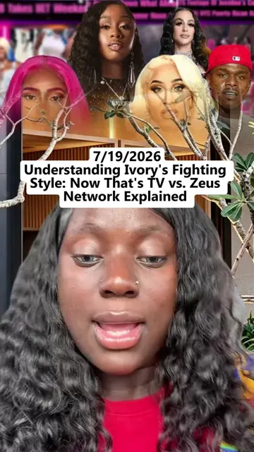 Ivory from Now That's TV is stepping into the fight zone! 💪🔥 Unlike Zeus, ther