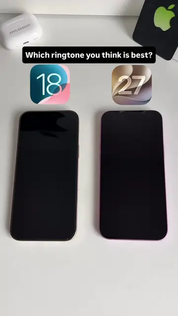 Are you team classic ringtone iOS 18 or team new ringtone iOS 27? Share your pre