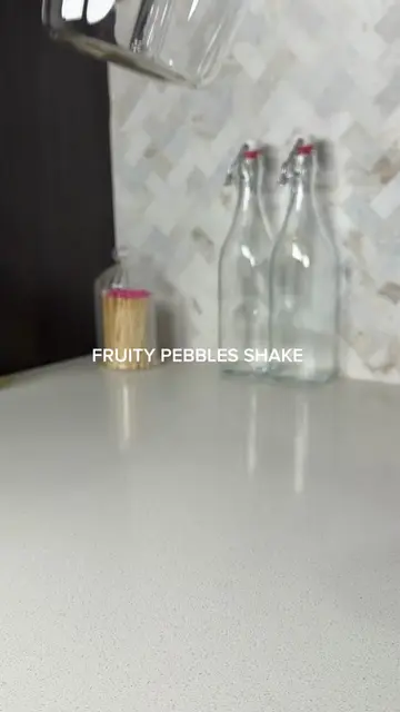 Had to celebrate National Ice Cream Day with a fruity pebbles milkshake ✨  #drin