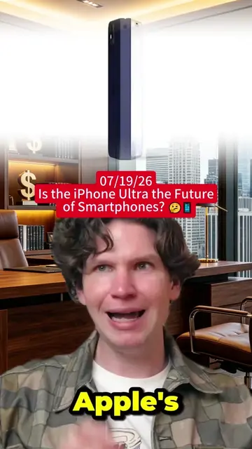Is the iPhone Ultra the Future of Smartphones? 🤔📱 #iPhoneUltra #FoldableTech #