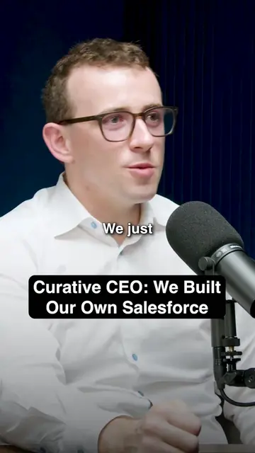 Curative CEO on replacing their $600K Salesforce contract with a vibe coded solu