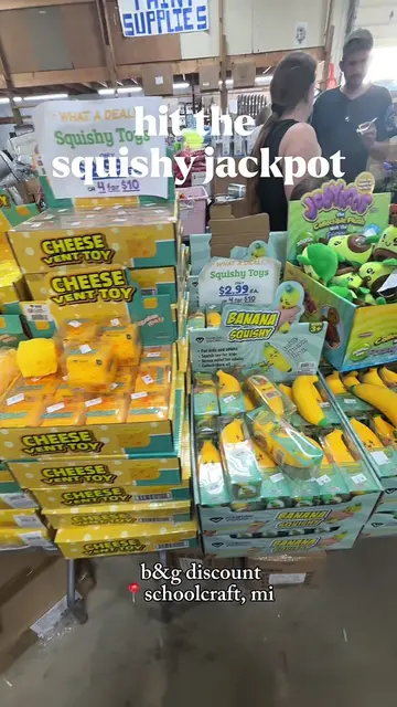 truly could not believe the amount and variety of fidget squishies that I found 
