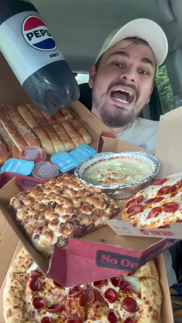 Trying EVERYTHING From @Pizza Hut’s New Throwback Value Menu! The S’mores Sticks