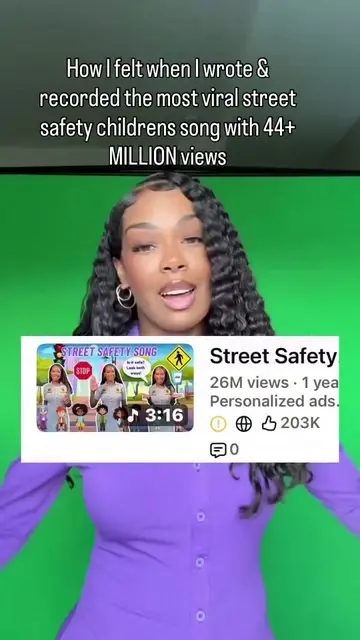 My street safety song surpassed 44 million views across all platforms 🤩 