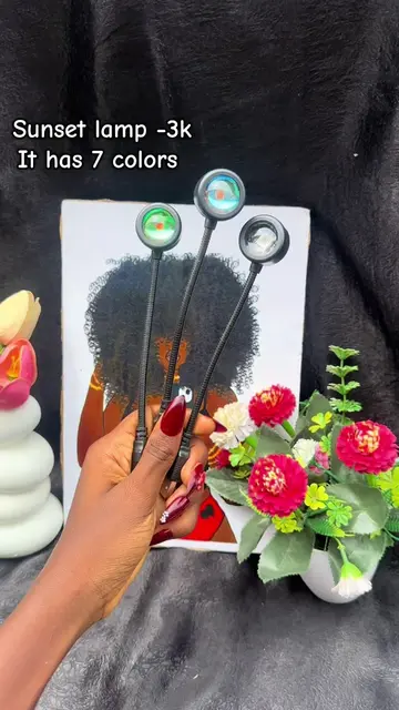 Mini sunset lamp #sunsetlamp #minisunsetlamp #sunsetlamps #ivana#tumiseeco 