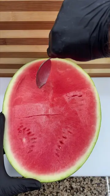 🍉 Viral Watermelon Ice Cream 🍦 The easiest summer dessert you’ll ever make! Ju
