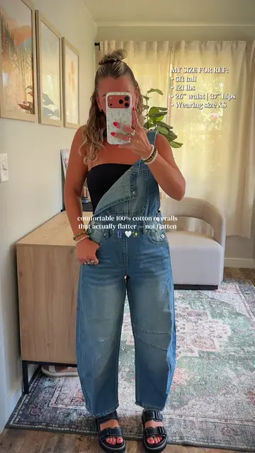 These overalls are adorable and SO COMFY! 👖 @CHOUYATOU #overalls #denimoveralls