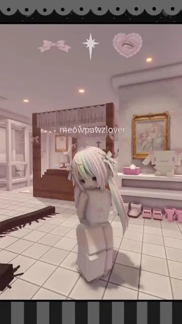 ────── .‿୨˚̣̣̣͙୧‿. ────── game: roblox ૮ ˶´ ᵕˋ ˶ა place: Keki Cutecore House 🤍 