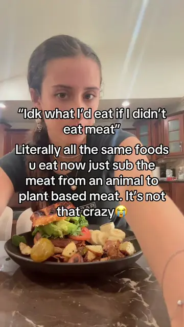 i promise isn’t not that crazy! give it a try and see for yourself🧚💚🌱#vegan #