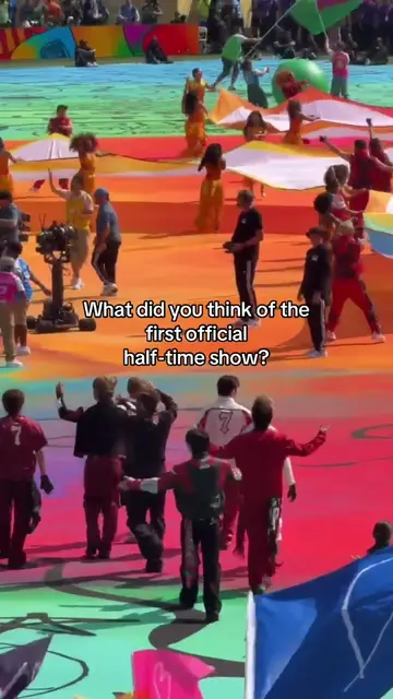 An 11-minute spectacle ‼️🌍 The first-of-its-kind half-time show #Football #Fina
