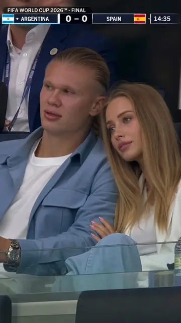 who is this new couple? #erlinghaaland #argentina #spain #lionelmessi #miuapp @M