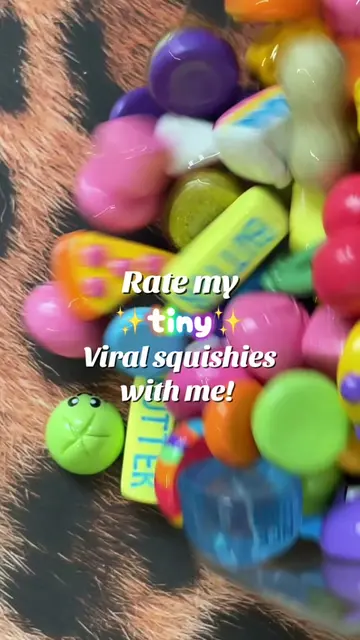 Rate my ✨tiny✨ viral squishies with me! The last ones are my fave 😭💕 #oddlysat