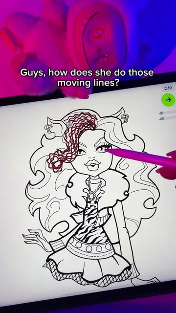 What a cool new feature! #drawingprocess #monsterhigh #digitalart #artchallenge 