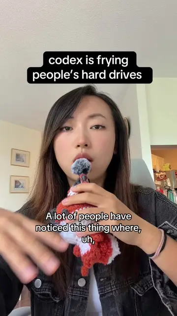codex is frying people’s hard drives #codex #harddrive #techtok 