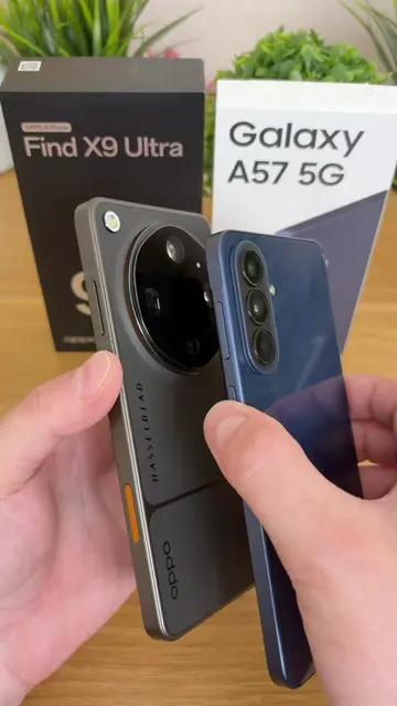 Oppo Find X9 Ultra vs Galaxy A57 5G - which is faster? #oppofindx9ultra #galaxya