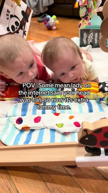 At least we have @Lovevery ‘s Looker Kit to help that. #babies #twinmom 