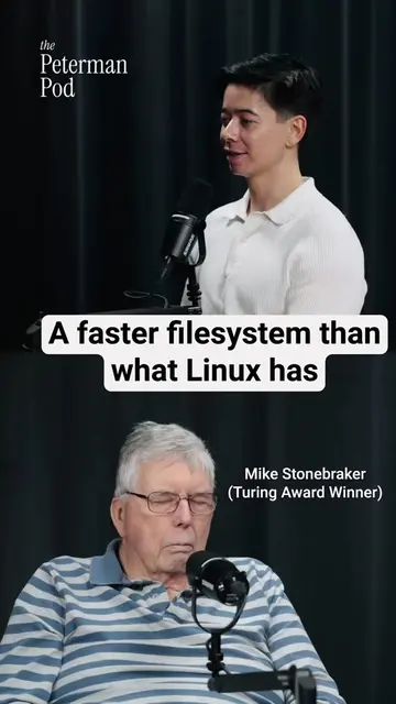 Can a database make filesystems faster? This is a clip from a longer conversatio
