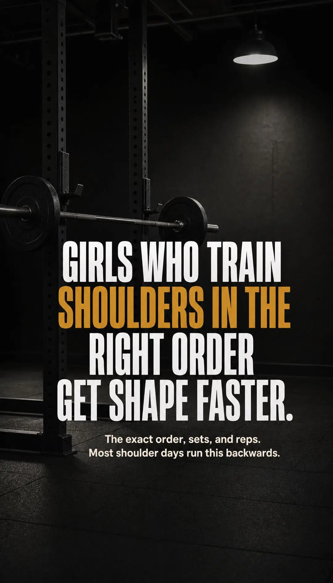 Your shoulder day is probably built in the exact order that kills the muscle you