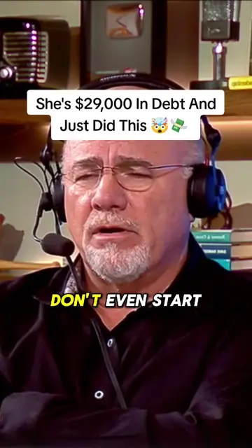 Being In Debt And Doing This?! 😳💸 #daveramsey #finance #ramsey #podcasts #rams