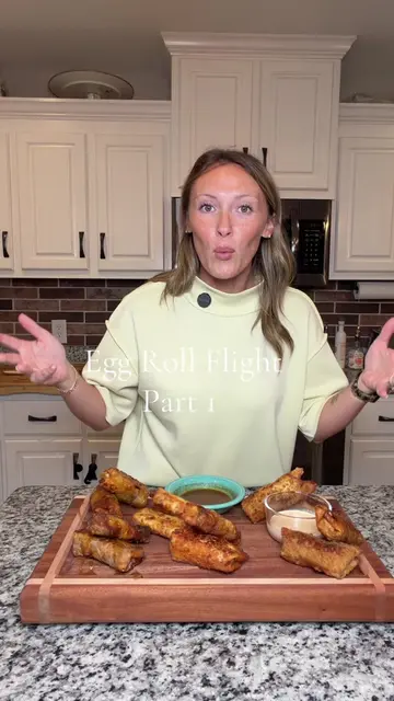 Egg roll flight🤭 Which one would you grab first? Stay tuned for Part 2 to see o