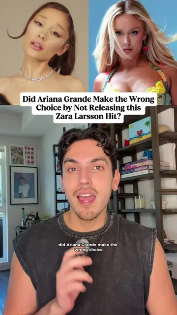 Do you think Ariana should’ve released this song?? #arianagrande #zaralarsson #d