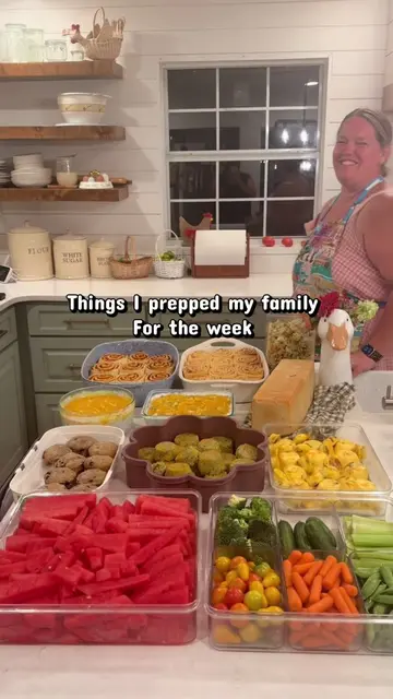 Things I prepped for the week! And I plan to post ALL on the blog this week! See