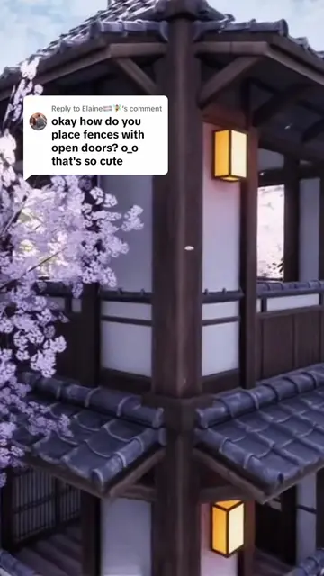 Replying to @Elaine🏳️‍⚧️🧚‍♀️ how to use fences + doors for better windows in P