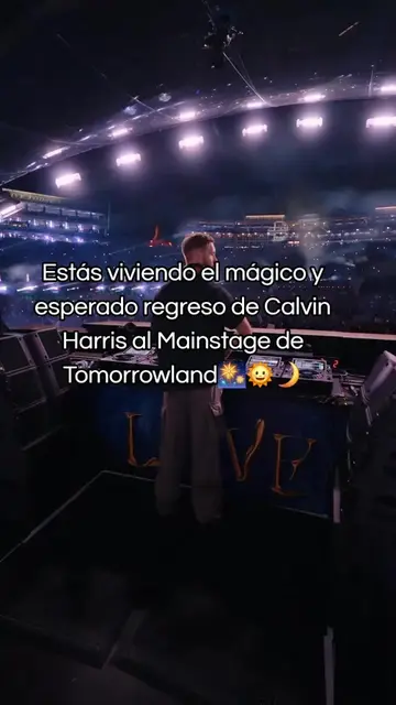 CALVIN HARRIS  DEBUT TOMORROWLAND 2026 #ElectronicMusic #edm @Calvin Harris #rav