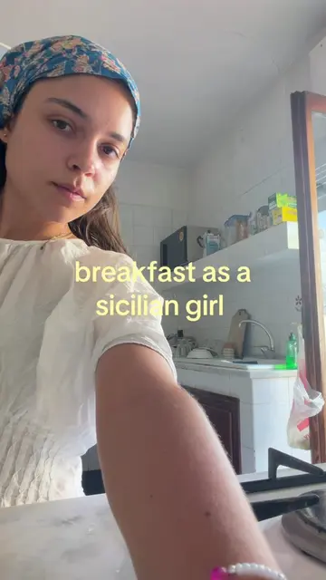Buongiornooo #siciliangirl #sicilianbreakfast #fyp