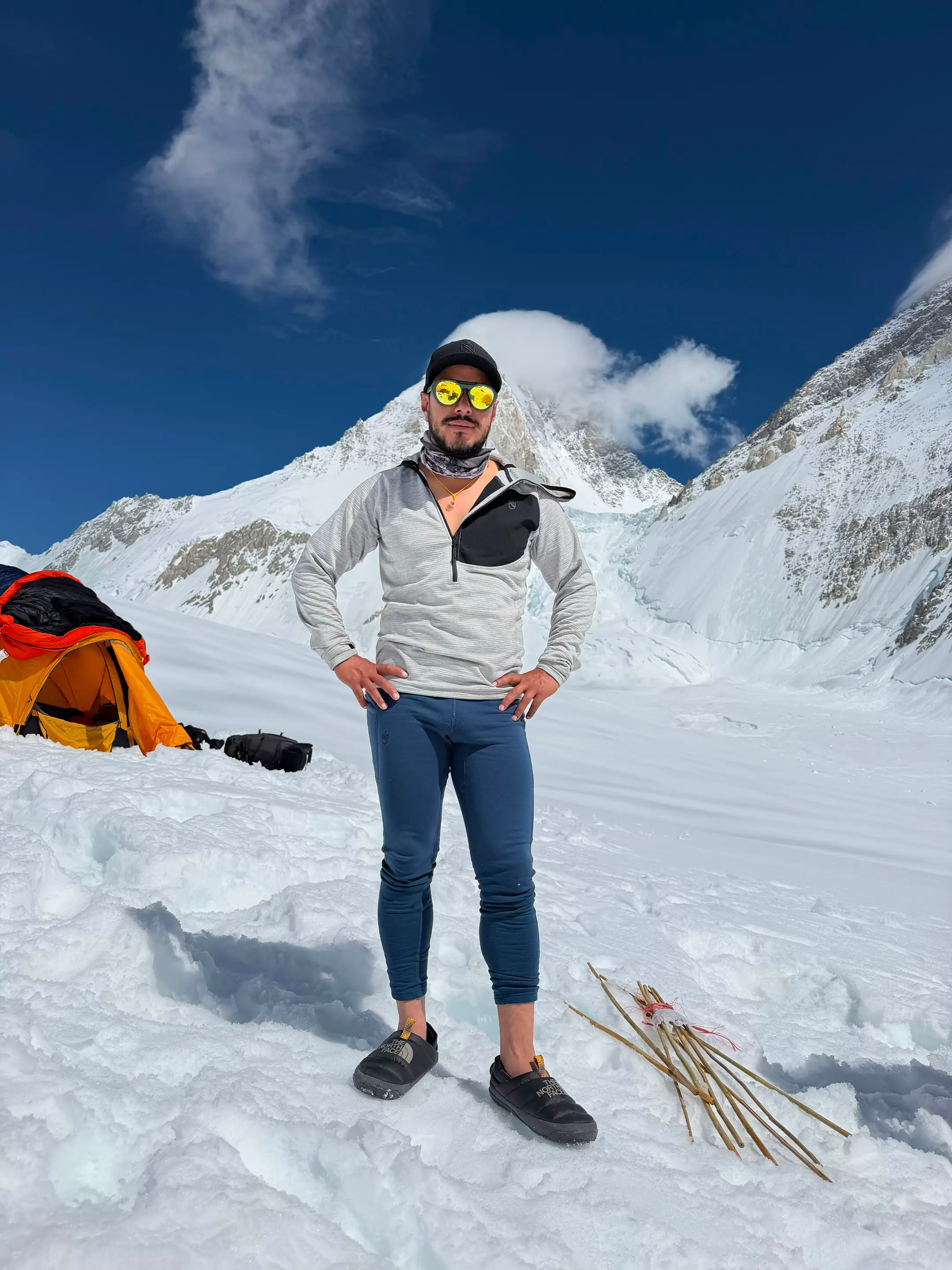 Update from G2: We were the last team to pull into Basecamp. Even when we were a