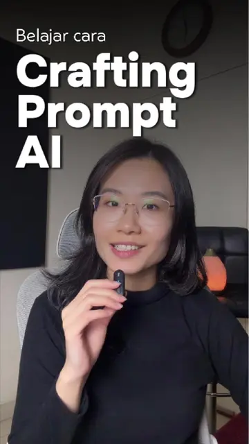 Kerja pakai AI pasti kurang maksimal kalau belum pakai prompt AI yang efektif 👩