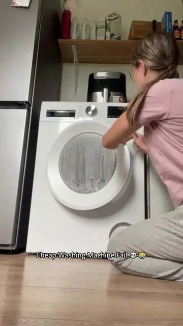 Cheap Washing Machine Fail 💀😂#funny #fail #washingmachine  #familyfun#viral 