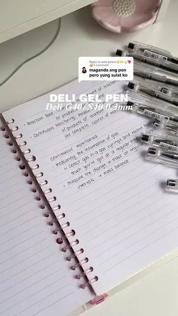 Replying to @wow peace✌️🫶🖕💖🤪 mnakakaganda ng sulat to ng Deli G40/S40 haha >