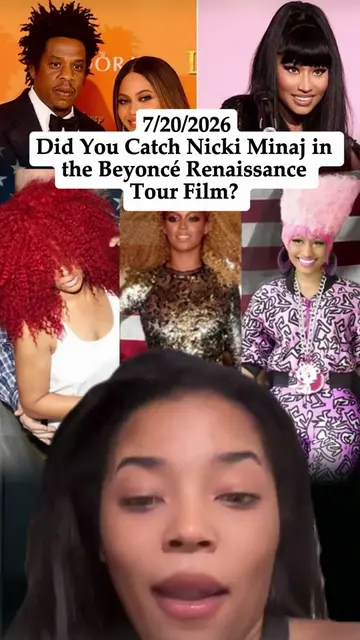 Did you catch Nicki Minaj in the Beyoncé Renaissance Tour movie? 🎥👀 I did, and