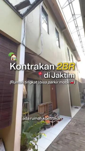 Kontrakan hidden gem nih! ☝🏻😋 Tipe nya rumah tingkat 2kamar, bisa parkir mobil