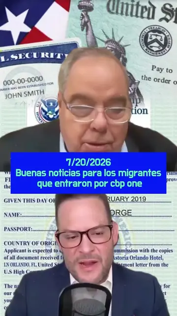 Buenas noticias para los migrantes que entraron por cbp one #cbpone #ajustecuban