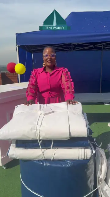 Start your own business with the Tent World 9m × 15m Peg and Pole Tent and 7m × 