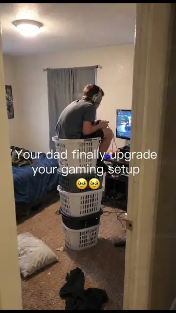 Your dad finally upgrade  your gaming setup  🥹🥹this headset is sooo cool#gamin