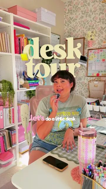 You asked so here is a little home office desk tour. I’m still making some chang