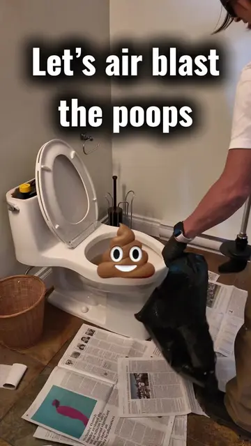 Emergency plugged toilet, no problem. Always start on low psi and work your way 