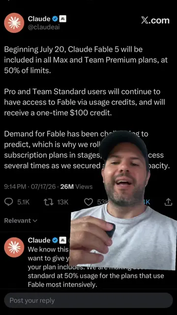 A Anthropic no le quedó otra que regalarnos Fable 5. Desde hoy viene incluido en