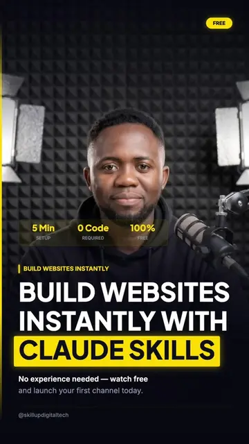 Create full websites just by describing them. With the right setup, AI can gener