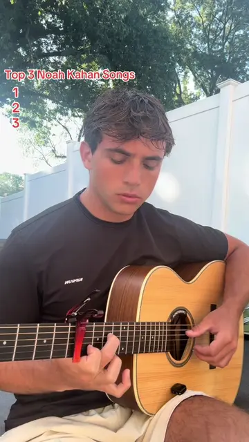 Top 3 Noah Kahan songs to play on guitar #guitar #noahkahan 