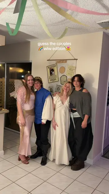can’t decide if the costumes make it easier or harder!!! #wlw #wlwcouple ##wlwti