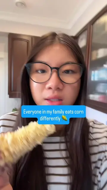 Be honest… how do YOU eat corn? 🌽😂 I need to know if my family is the only one