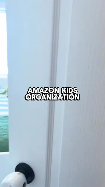 Don’t waste the space behind your kids door! I put all my fave shelves in a list