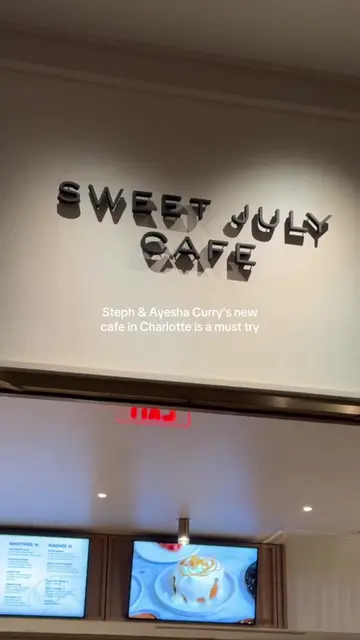 California vibes in the Queen City thanks to @Ayesha Curry ☕️🥐 Sweet July Cafe 